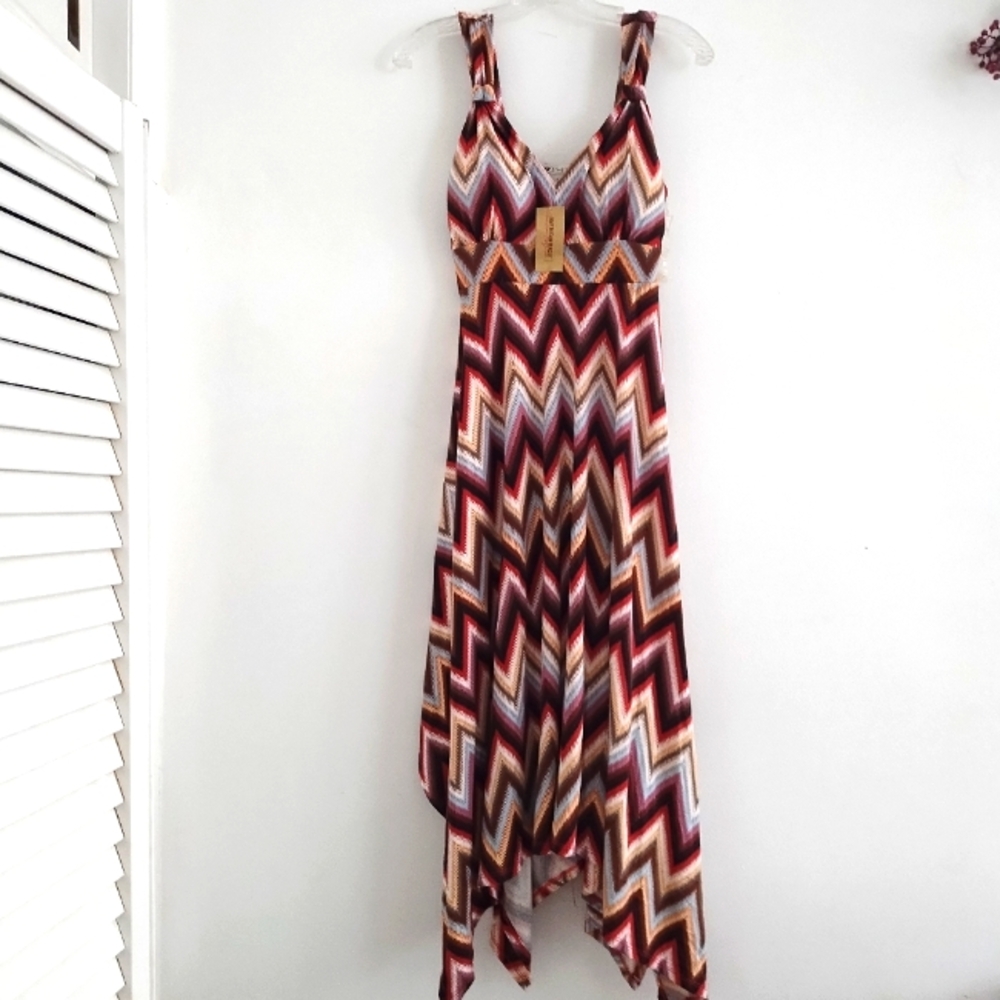 NWT American Rag Zig Zag Padded Bra Dress